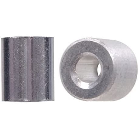 Hillman Aluminum Cable Ferrule & Stop Set, 3/32 in.