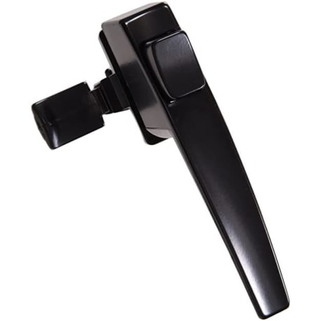 Hillman Push Button Latch without Tie Down- Black