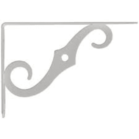 Hillman 5 x 3-1/2 in. Ornamental Shelf Bracket Antique White