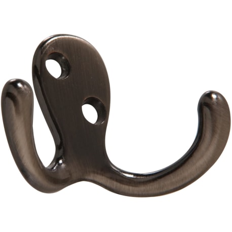 Hillman Double Clothes Hook- Pewter