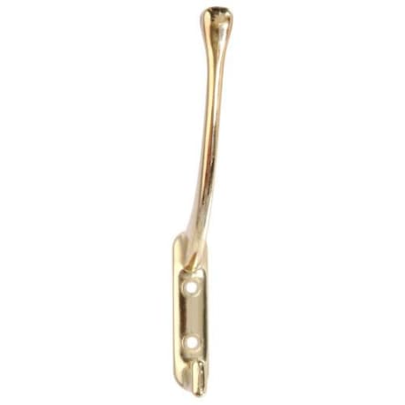 Hillman Garment Hook- Brass Finish