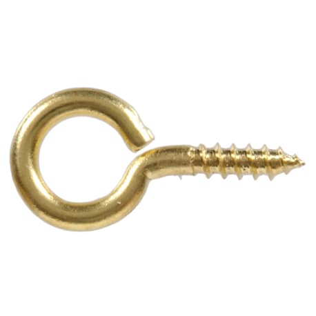 Hillman .080 x 13/16 In. Solid Brass Small Eye Screw Eye