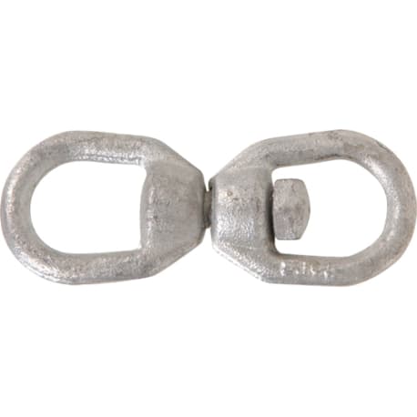 Hillman 1/4 In. Hot Dipped Galvanized Forged Steel Swivel