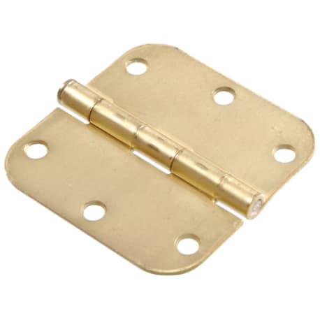 Hillman 3-1/2" Satin Brass 5/8" Corner Residential Door Hinge w/Removable Pin