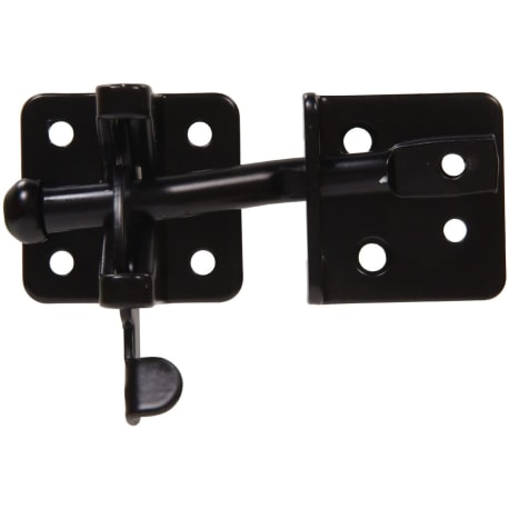 Hillman Self-Adjusting Gate Latch, Black Finish