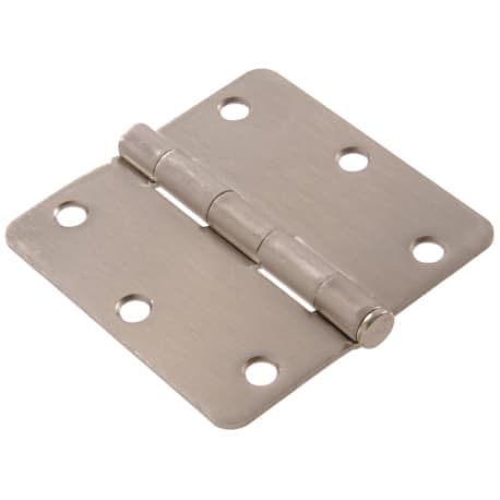 Hillman Satin Nickel Full Mortise Hinge with 1/4 in. Round Corner