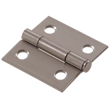 Hillman 1-1/2" Stainless Square Corner Residential Door Hinge w/Removable Pin