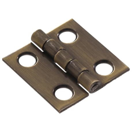 Hillman 2-1/2 in. x 1-3/4 in. Solid Brass Broad Hinge Antique Brass Finish