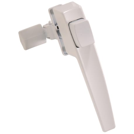 Hillman Push Button Latch without Tie Down, White