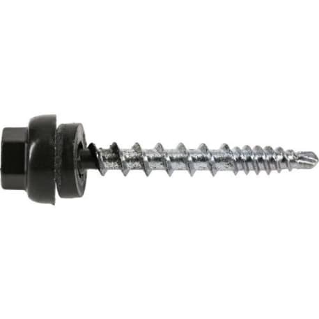 Hillman #10 X 1-1/2 in. Black Roofing Screws, 250 ct