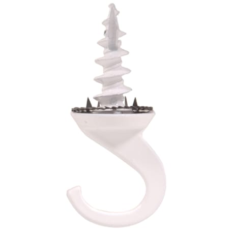 Hillman White Drillerhook Ceiling Hanger, 15 Lb.