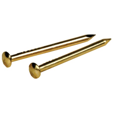 Hillman #16 Solid Brass Escutcheon Pins, 3/4 in.