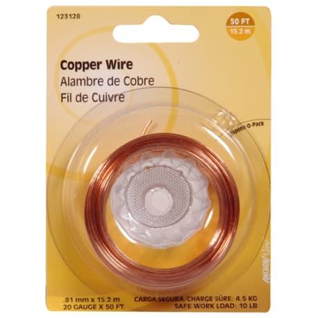 Hillman 20-Gauge Copper Wire, 50 ft.