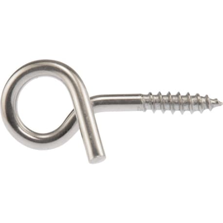 Hillman Stainless Steel Screw Eye, 20-Pack