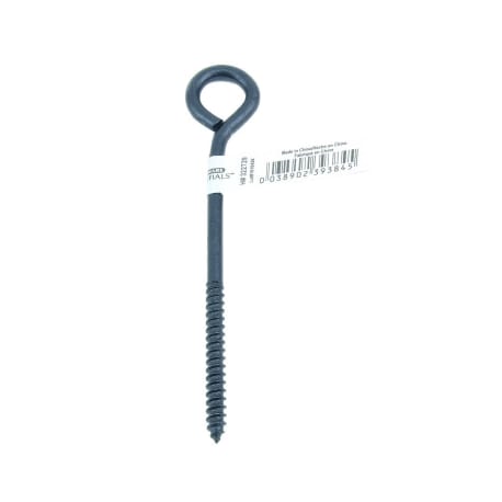 Hillman 1/4 x 5-In. Black Lag Thread Screw Eye