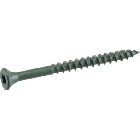 Hillman #10 x 2-1/2 in. Deck Plus Star-Drive Green Ceramic Deck Screws, 1 lb.