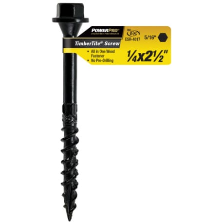 Power Pro 1/4 In. x 2-1/2 In. TimberTite Structural Screw