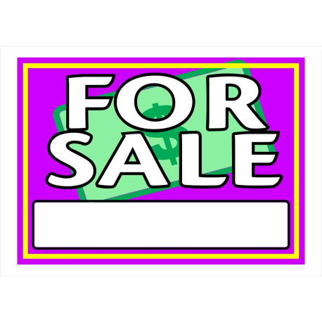 Hillman 10 X 14 In. Plastic Vibrant Sign For Sale