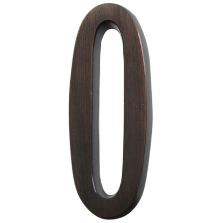 Hillman Distinctions 4-In. Adhesive Bronze House Number 0