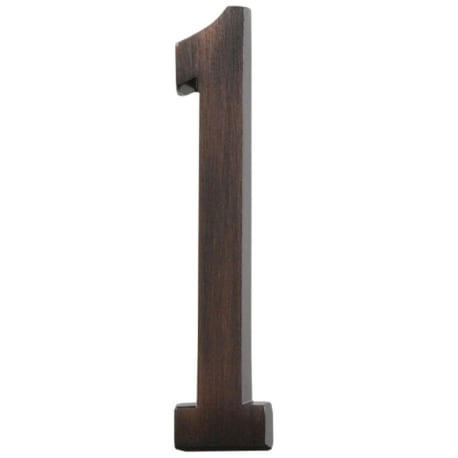 Hillman Distinctions 4-In. Adhesive Bronze House Number 1