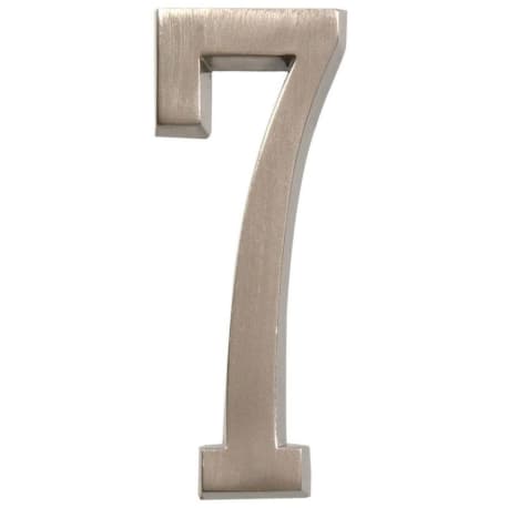 Hillman Distinctions 4-In. Adhesive Nickel House Number 7