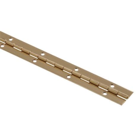 Hillman 48 x 1-1/2 in. Brass Surface Mount Continuous Hinge