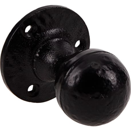 Hillman Black Ornamental Door Knob