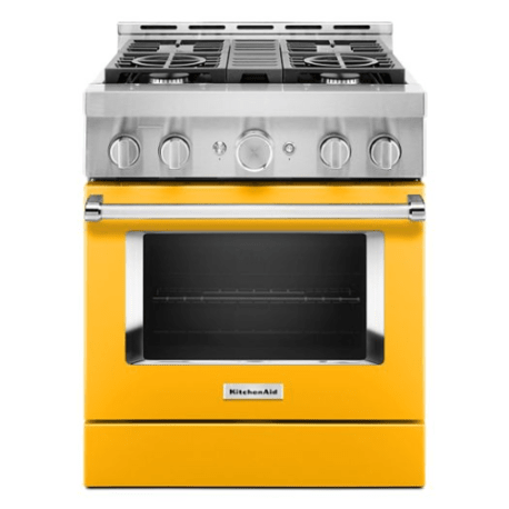 KitchenAid® 30'' Smart Commercial-Style Gas Range with 4 Burners