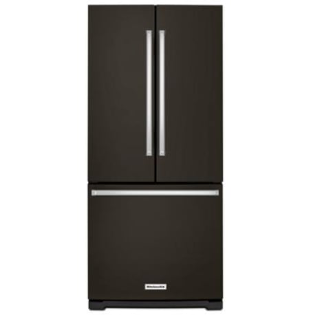 KitchenAid 20 cu. Ft. 30-Inch Width Standard Depth French Door Refrigerator with Interior Dispense