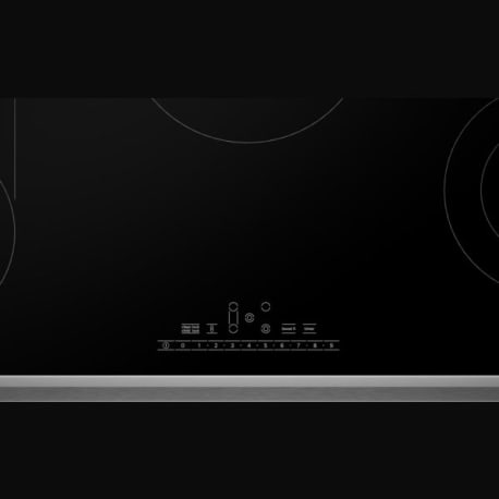 Bosch 800 Series, Electric Cooktop, 36'', Black, surface mount with frame