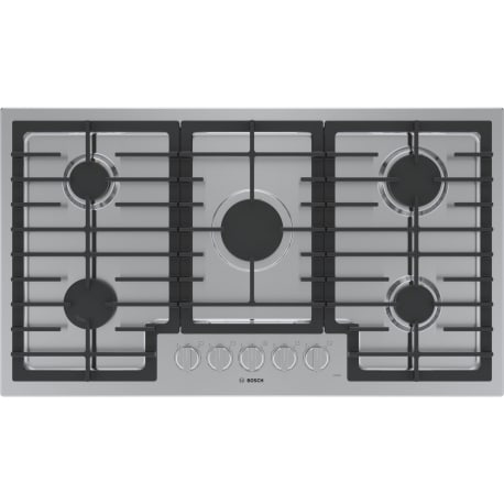 Bosch 500 Series, Gas Cooktop, 36'', Stainless steel