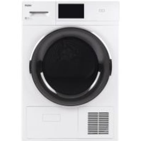 Haier ENERGY STAR® 4.1 cu.ft. Capacity Smart 24" Ventless Condenser Frontload Electric Dryer with Stainless Steel Basket