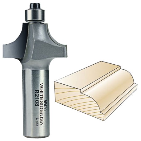 Whiteside Beading Bit 1/2 in. SH x 3/8 in. R