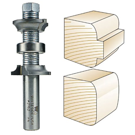 Whiteside Double Roundover Bit 1/2 in. SH x 3/16 in. R