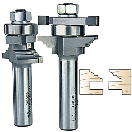 Whiteside Classical Stile & Rail Bit Set, 1/2 in. SH