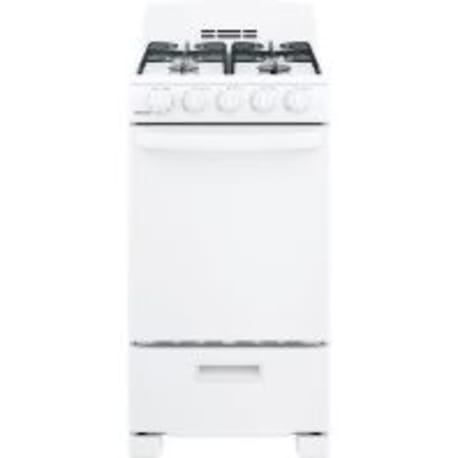 Hotpoint® 20" Front-Control Free-Standing Gas Range with Sealed Burners