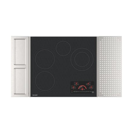 Sharp Appliances 24 in. Drop-In Radiant Cooktop with Side Accessories