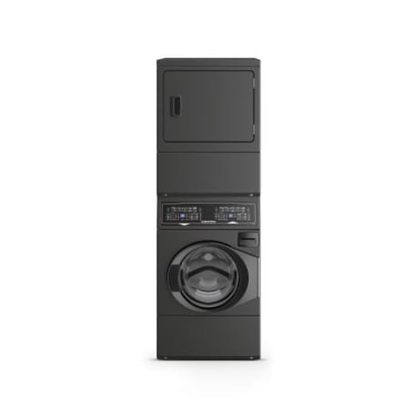 Speed Queen SF7 Stacked Black Washer - Electric Dryer with Pet Plus