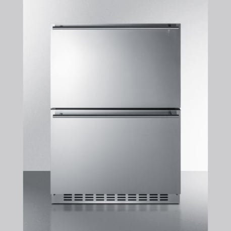 Summit 24" Wide 2-Drawer Refrigerator-Freezer