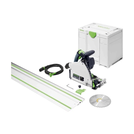 Festool 577422 TS 60 KEB-F-Plus Plunge Cut Track Saw w/55 in. Guide Rail