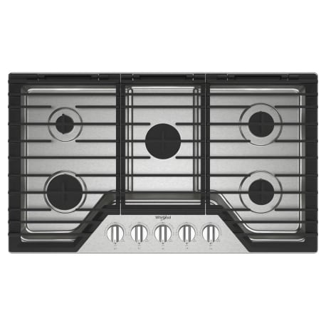 Whirlpool 36-inch Gas Cooktop with EZ-2-Lift™ Hinged Cast-Iron Grates