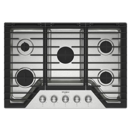 Whirlpool 30-inch Gas Cooktop with Fifth Burner