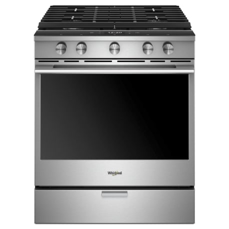 Whirlpool 5.8 cu. ft. Smart Slide-in Gas Range with EZ-2-Lift™ Hinged Cast-Iron Grates