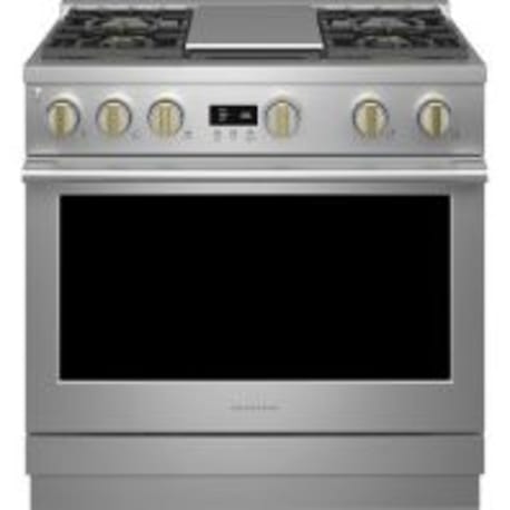 Monogram 36" All Gas Professional Range with 4 Burners and Griddle