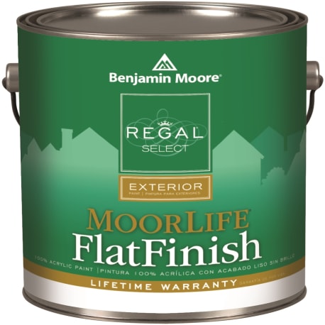 Benjamin Moore Moorlife White Flat Exterior Paint, Gallon | Hartville  Hardware & Lumber
