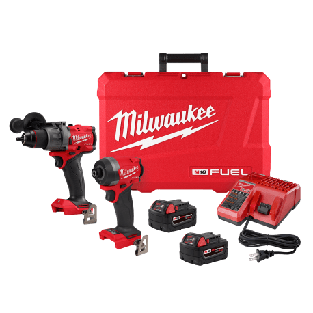 Milwaukee M18 FUEL 2-Tool Hammer Drill and Impact Driver Combo Kit