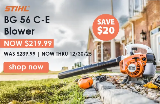 Search result page for STIHL blower on sale.