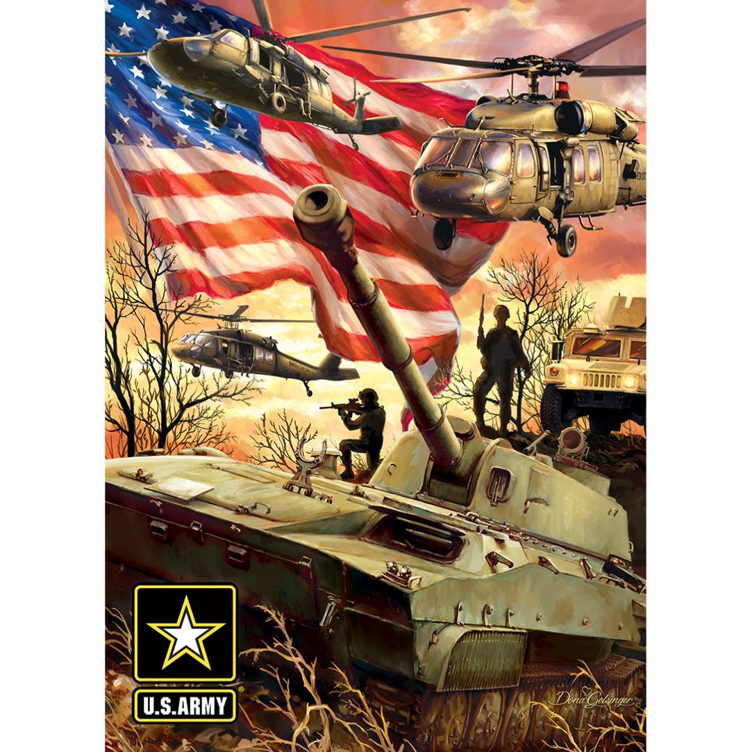 Masterpiece Puzzle 1000-Piece U.S. Army Firepower Puzzle - 71693