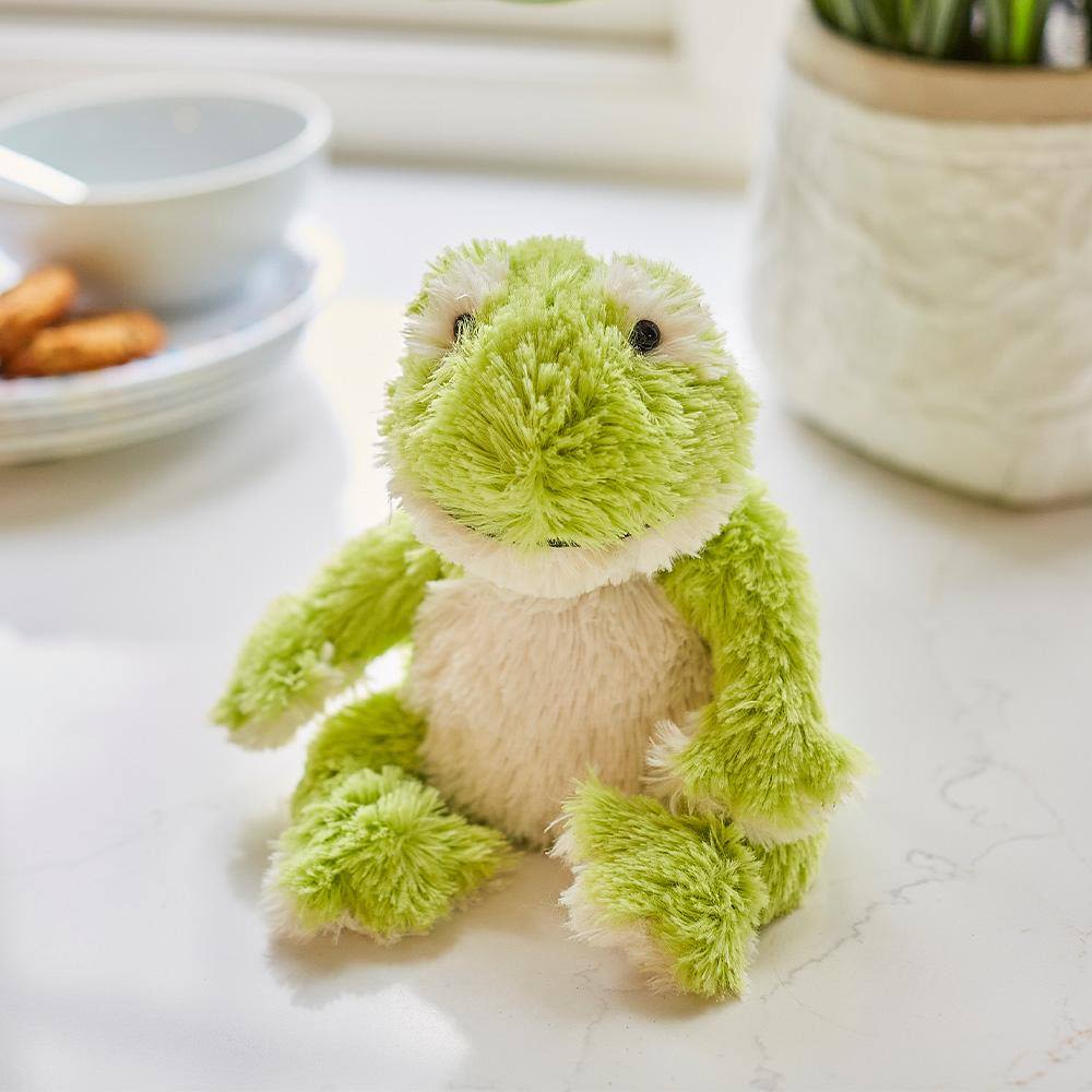 Warmies Junior 9 In. Microwavable Plush Frog