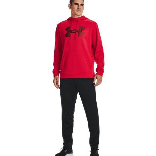 UNDER ARMOUR MEN'S ARMOUR FLEECE BIG LOGO HOODIE - RED/BLACK – Pro Hockey  Life